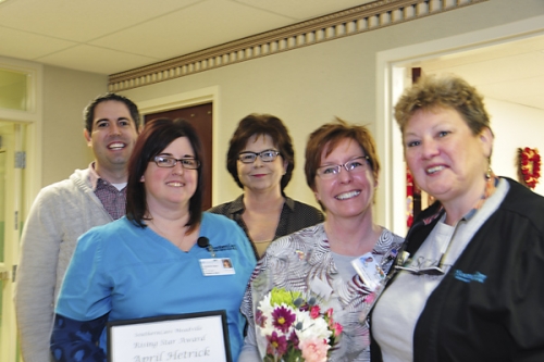PRM Nurse, April, gets award!